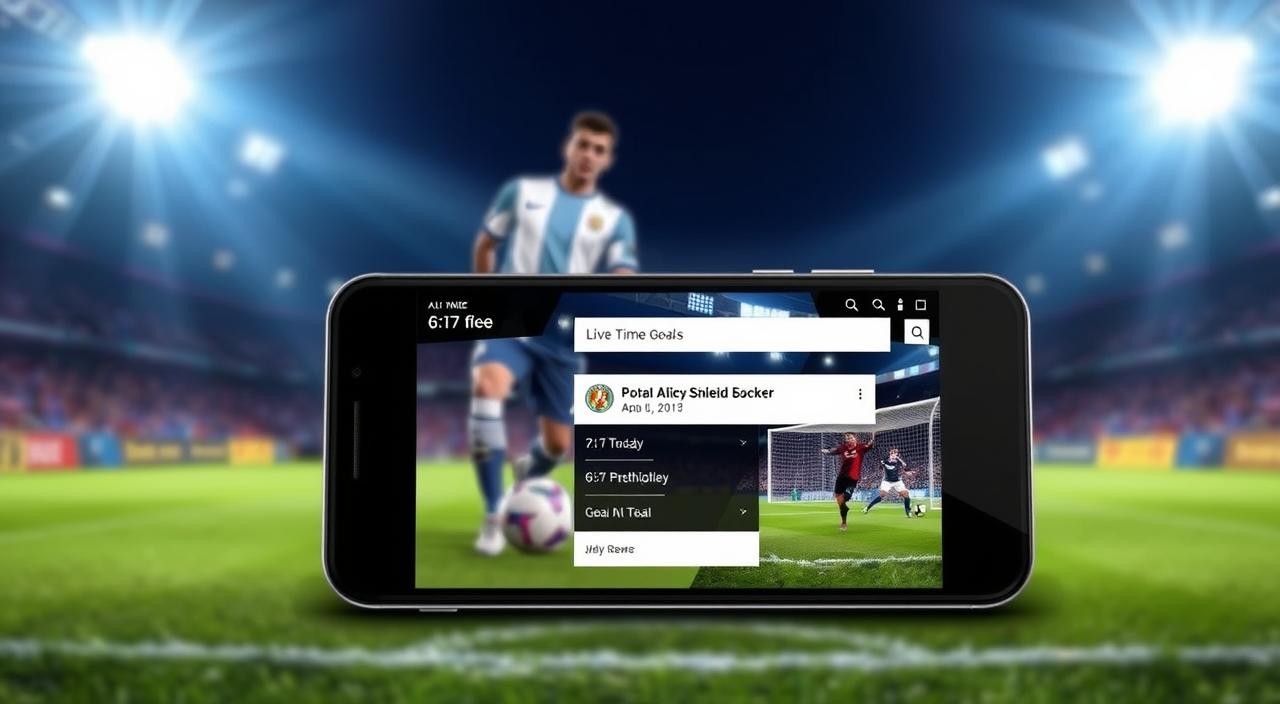 Aplicativos mobile com notificações de gols em tempo real