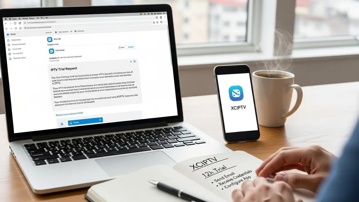 Como solicitar teste IPTV por email e utilizar XCIPTV 12h