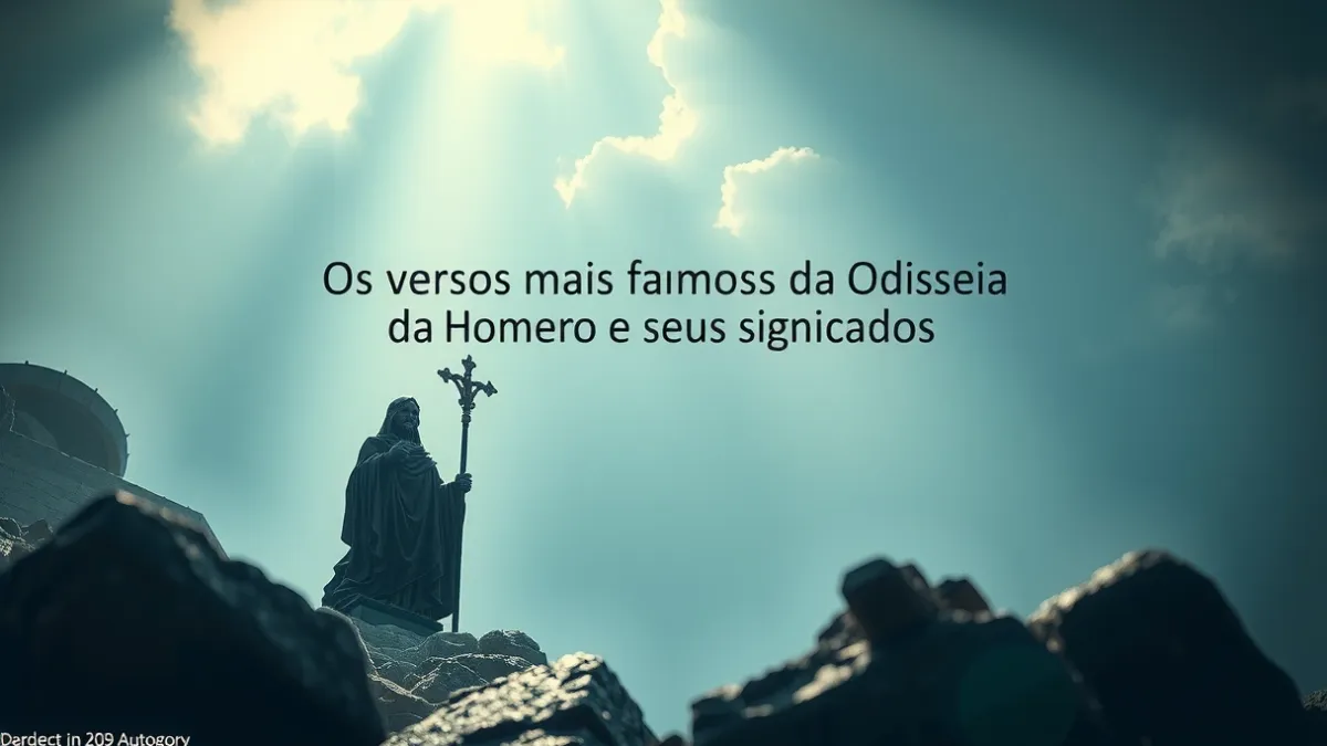 Os versos mais famosos da Odisseia de Homero e seus significados