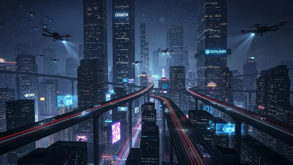 Filmes sobre cidades futuristas controladas por grandes corporações