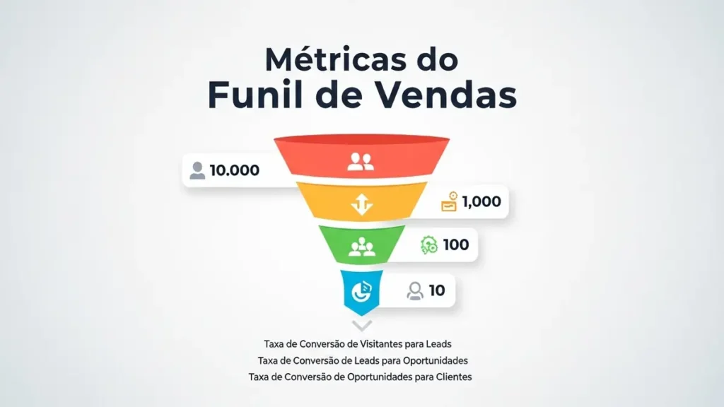 Métricas do funil de vendas