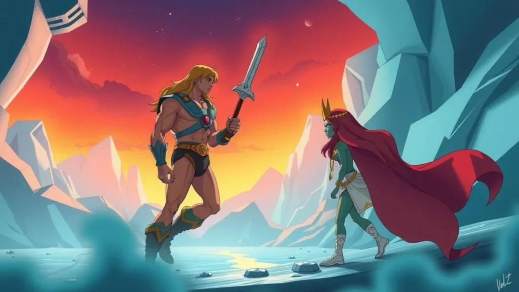 A relação entre os desenhos de He-Man e She-Ra no universo