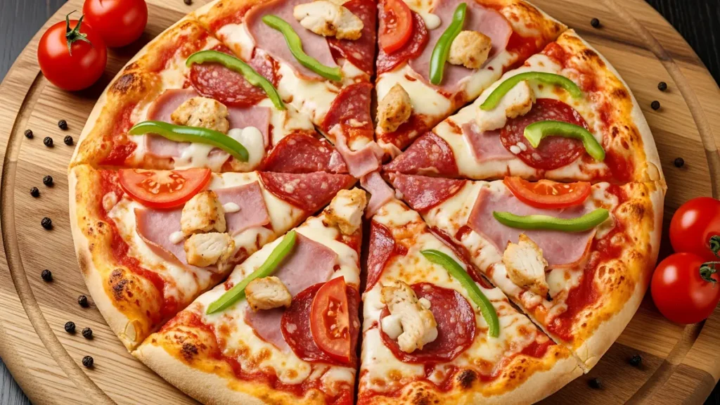 Pizza 30 cm quantas fatias
